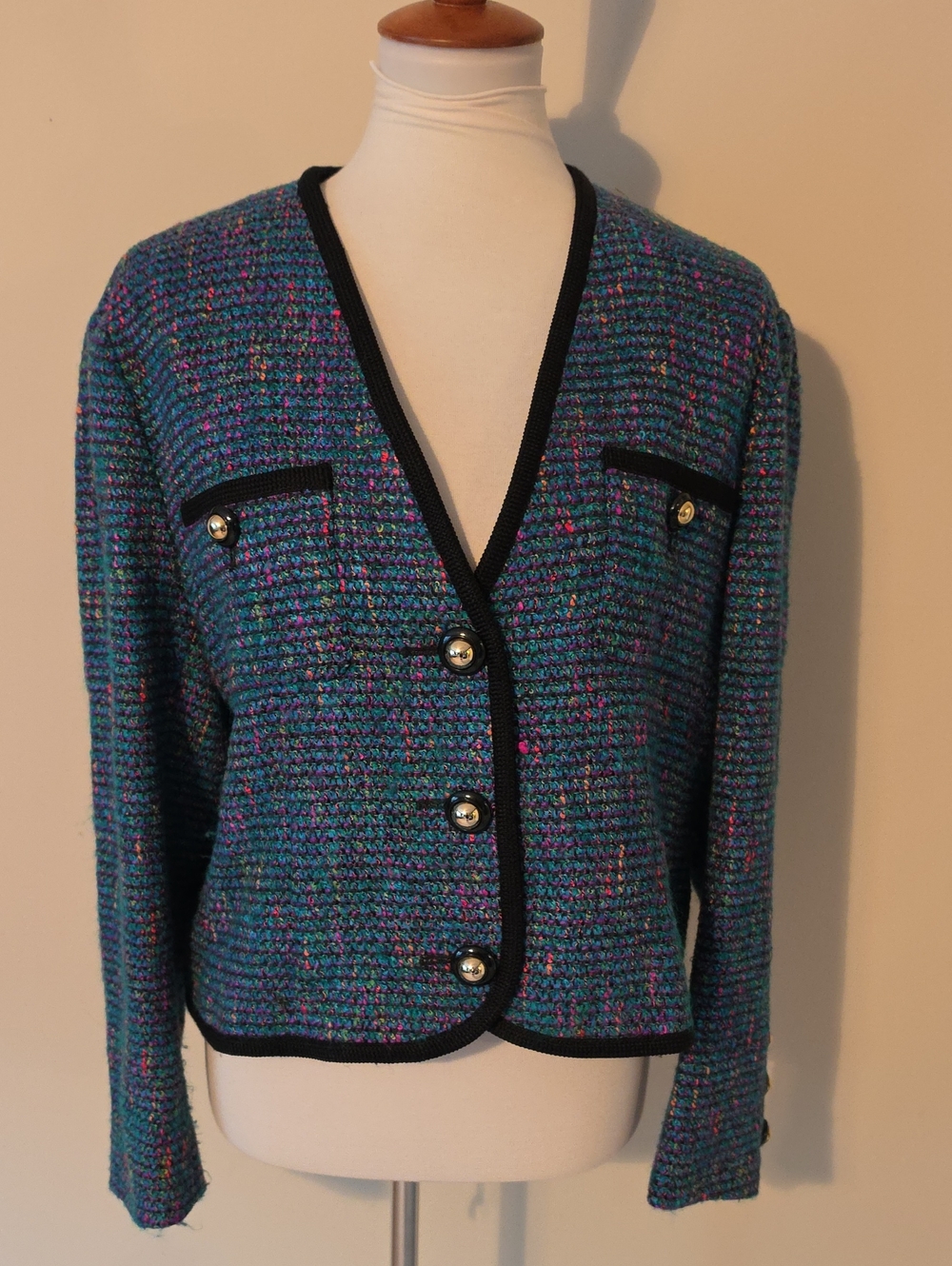 Jaeger Blazers Jacket Multicolor Made In Great Britain